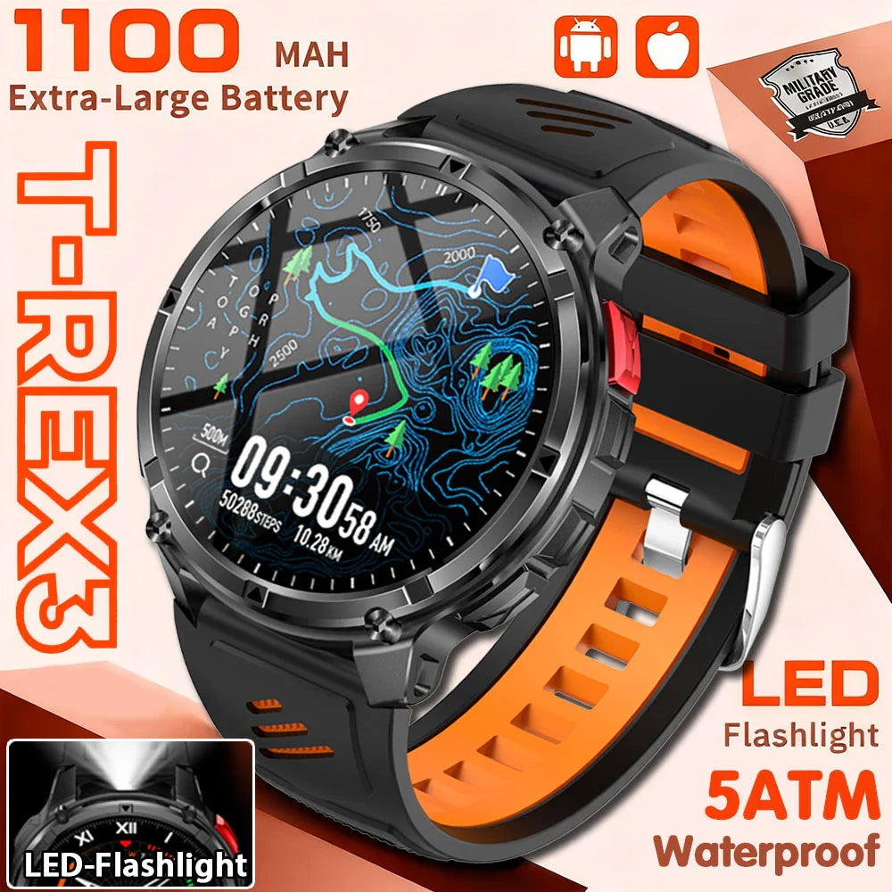 T-REX3 1100mAh Battery Smart Watch Men