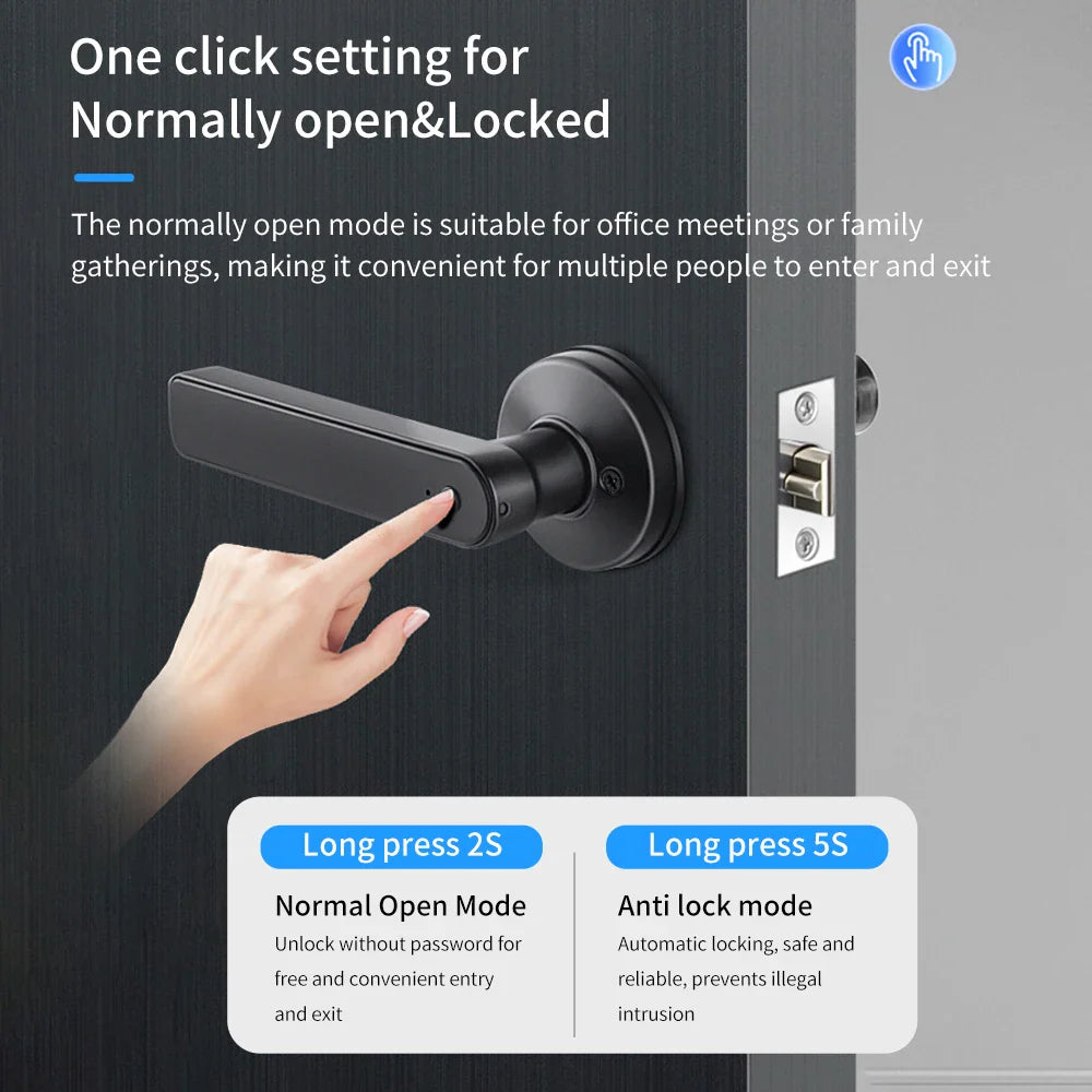 Fingerprint Door Lock Smart Digital Electronic Lock with Password