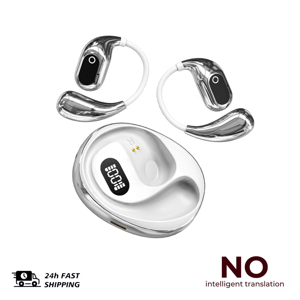 2PCS Translator Headphones 144 Languages Wireless Real Time Translation Bluetooth headset