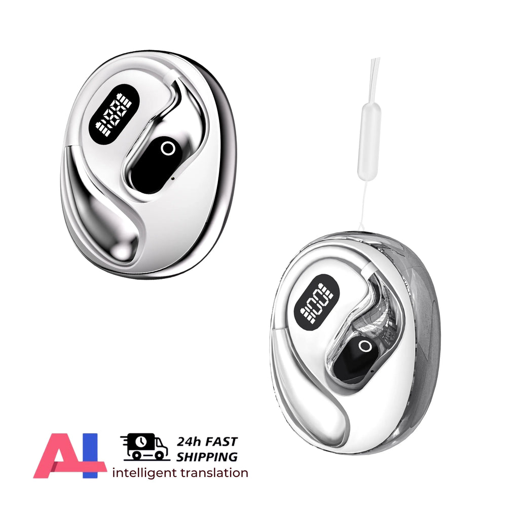 2PCS Translator Headphones 144 Languages Wireless Real Time Translation Bluetooth headset