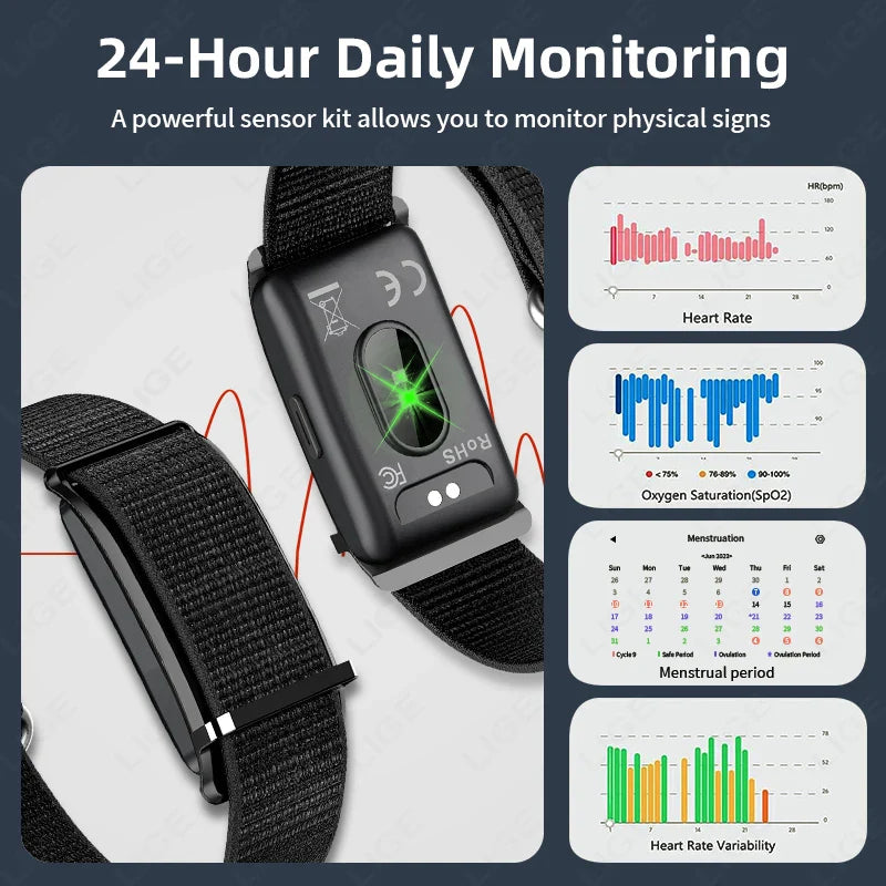 Smart Bracelet Health Monitoring Sport Fitness Tracker Electronic Watch