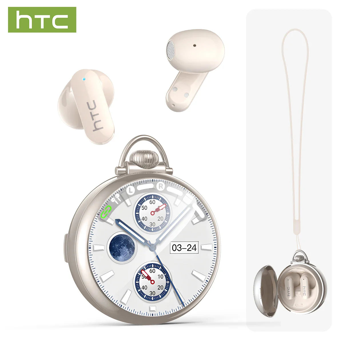 Ai Translation Smart Assistant HTC NE71 Wireless Bluetooth Earphones