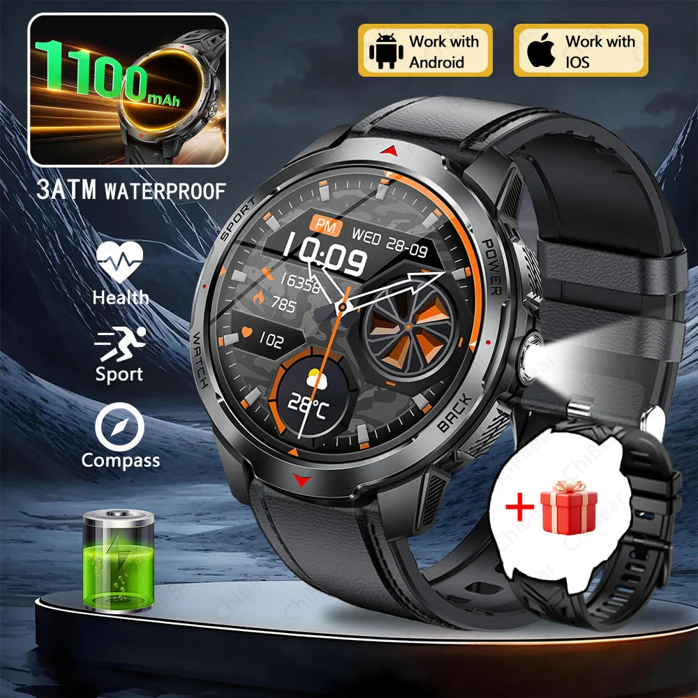 T-Rex3 Ultra 1100mAh Battery Smart Watch Men