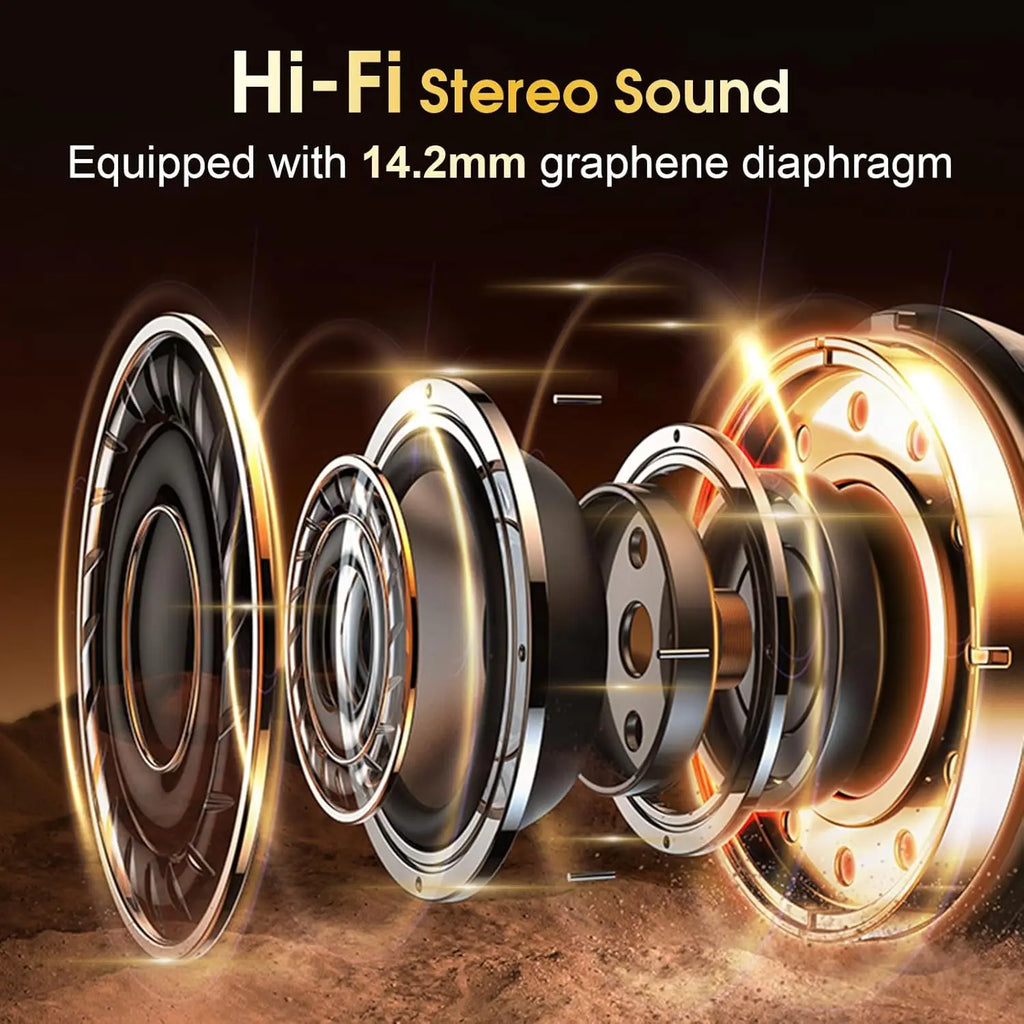 GDLYL HD65 TWS Bluetooth V5.4 Headphones Wireless
